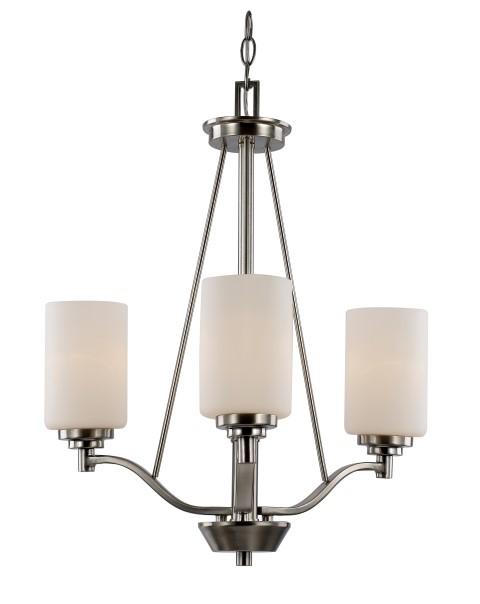 3LT CHANDELIER-DOUBLE DISK-PC-